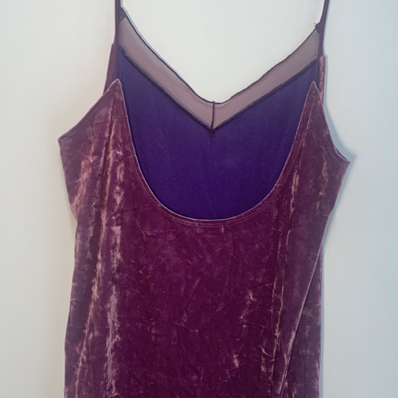 Lilac Wine purple velvet dress size medium - Picture 5 of 7